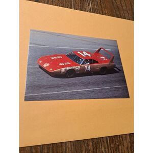 1990 Richard Brickhouse #19 Plymouth Superbird Postcard TG Wing Series NASCAR